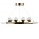 RONI LED LED 85W gold 50x50x9-100 cm Bayerlux