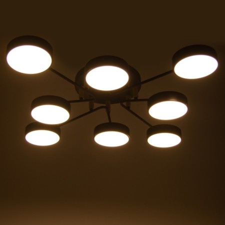 Almo chandelier 8XLED 192W 3000-6000K Black 90x90x21 cm Bayerlux-3