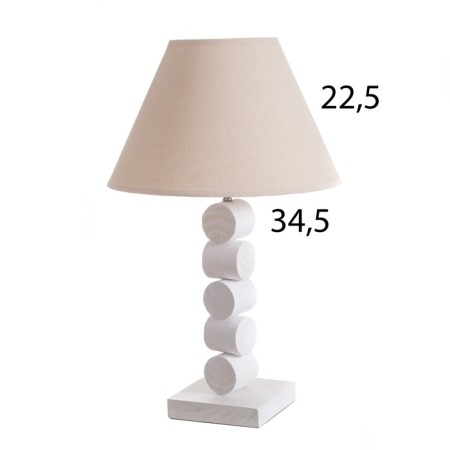 Sophia table lamp white 1x40W E27 35x35x56cm-5