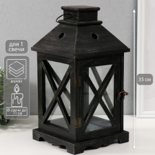 Climber wood, metal for 1 candle 