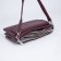 Cross-Bodi bag with zipper, burgundy color