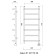 Domoterm electric heated towel rail "Orpheus", 400 x 700 mm, 7 crossbars, right, chrome
