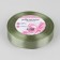 Satin tape, 20 mm × 23 ± 1 m, pistachio color No. 65