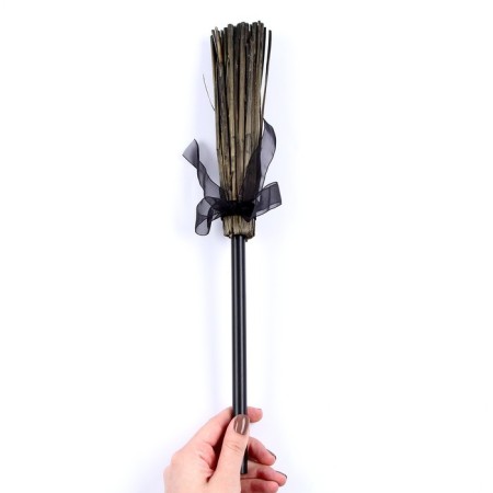 Carnival set "Magic", black hat, broom, bag-9