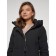 Coat insulated winter female, size 50, black color