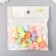 Decor for creativity Plastic "Puffy Star" matte mix 1.7x1.7 cm