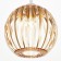 Lamp Bayerlux 3330/1, 1he27 15W, brown 21x24+60 cm