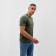 Men's T-shirt Minaku "Map", Khaki Color, Rr. 56