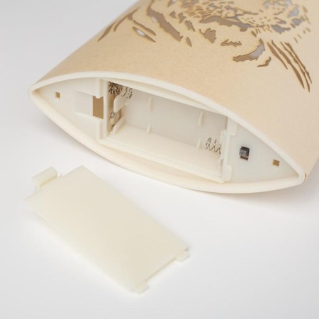 LED figure "Tiger" 13 × 16 × 5 cm, cardboard, battery AAX2 (not in the kit), glow warm white-5
