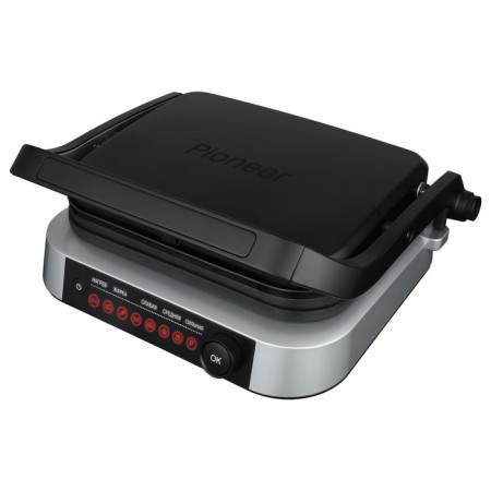Grill Pioneer GR1020E, 2100 W, anti-stick coating, black-silver