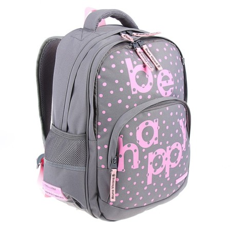School backpack Bruno VisConti, 40 x 30 x 16 cm, ergonomic back, be happy, penalty penis-1