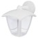 Lamp Garden Era E27, IP44, 40W, 164x192x223 mm, white