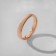 Write ring "Classic", color pink gold, size 17