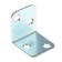 Furniture corner, 28x28x1.5 mm, zinc, in packaging 100 pcs.