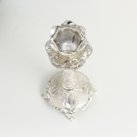 Summary Metal for 1 candle 2.5 cm "Demeter" 9x9x23.5 cm-3