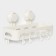 Regiment on vacuum suction cups, 30 × 13 × 16 cm, white color