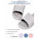 Slippers with a massage effect, open nose, size 38-39, color gray color