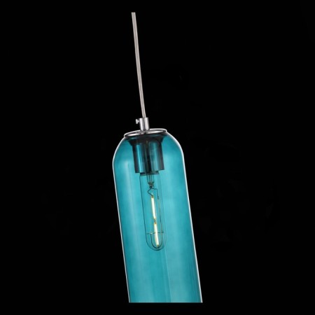 Suspension lamp ST LUCE. SL1145.183.01. Callana. 1x60 watts, E27, 10x10x50 cm, chromium color-6