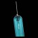 Suspension lamp ST LUCE. SL1145.183.01. Callana. 1x60 watts, E27, 10x10x50 cm, chromium color