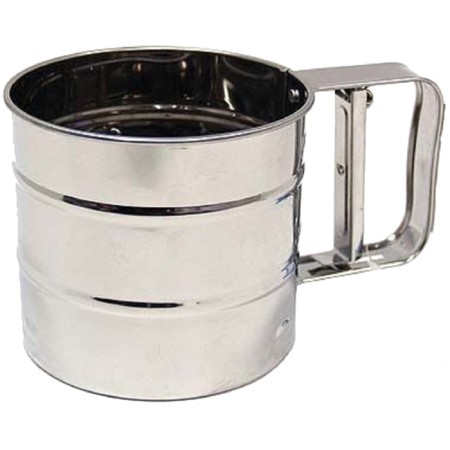 ATLANTIS flour sieve, chrome color
