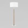 Foresters with lampshade Deva, 60W, E27, 50x50x139 cm