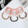 Hair elastic band "Sport" Tearing strips, 4.5 cm, mix