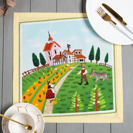 Ethel Tuscan Ethel Napkin 40x40 cm, type 1 (variety 2), 100% cotton, sarzha 190 g/m2