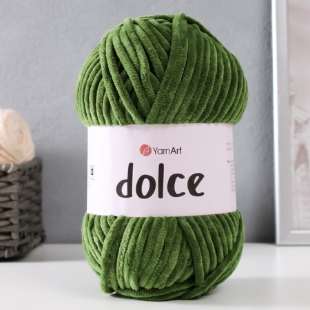 Yarn "Dolce" 100% micropoliester 120m/100g (797 swamp)
