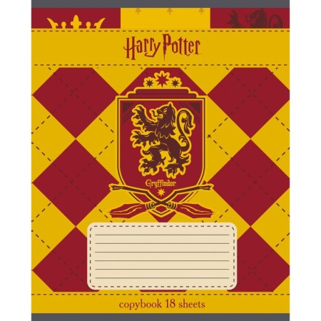 Notebook 18 sheets, in a cage, Harry Potter, Cover Cover Cardboard, Mix-4