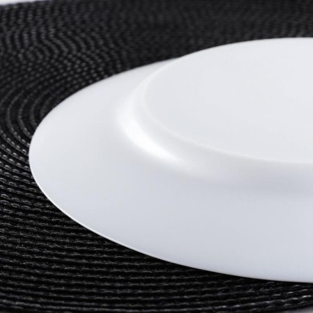 Plate plate Evedeay, D = 24 cm, glass -ceramic, white color-2