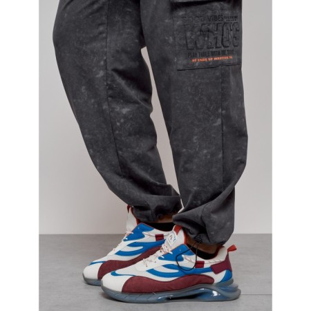 Sports male trousers, size 54, gray color-16