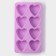 Baking uniform “Heart”, silicone, 31 × 16 cm, 8 cells (7 × 6.8 cm), color mix