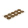 File upstream D = 45 mm, 10 pcs., Brown