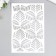 Plastic stencil "leaflets" 24x16 cm
