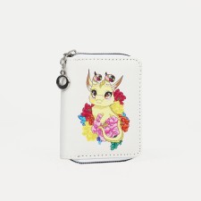 Children's wallet with lightning, yellow color