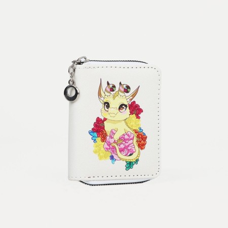 Children's wallet with lightning, yellow color