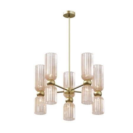 Suspension lamp Maytoni Mod302PL-10CG, E14, 10x40 W, 590x590x850 mm, gold