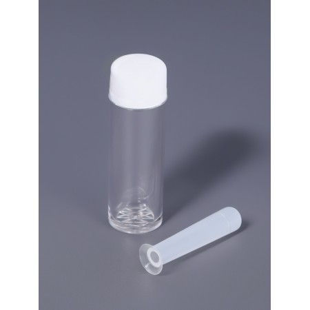Suction cup for contact lenses 3*0.8 cm in a plastic container/silicone white droop