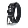 Belt belt children's genuine leather 46522 Black 85x2.5x0.3 cm