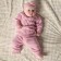 Knitted crumb set "Cute" growth 98-104 cm, pink color