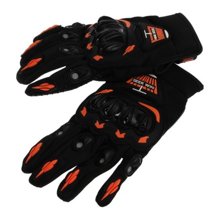 Motorcycle gloves with protective inserts, Seek Win, size L-3