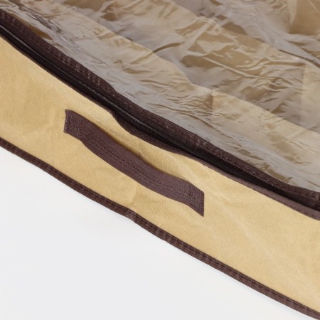 COVFR for shoes, 12 departments, 65 × 54 × 10 cm, beige color-5