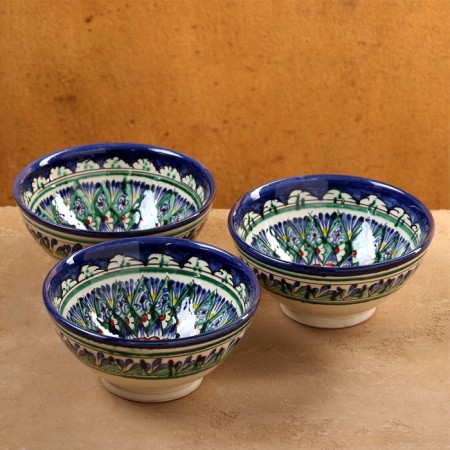 Set of salad bowls Rishtan ceramics 15cm, 3pcs-3