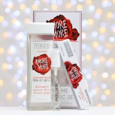 Gift set Female amore More, shower gel 250 ml, perfumery water 30 ml