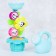 A set of bath toys "Panda and Flower", 3 objects, on suction cup