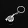 Cartage keychain, turbine, metal, chrome