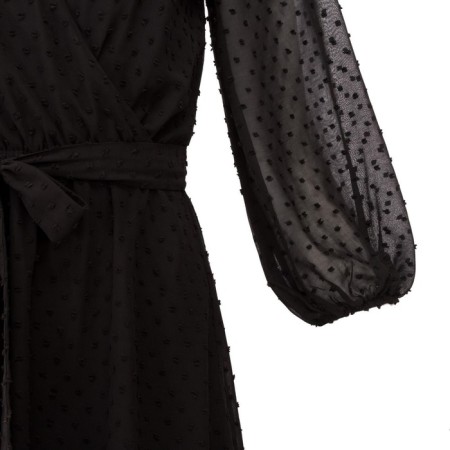 Dress summer female Mist, size 42, black color-1