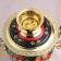 Khokhloma set, oval, 3 objects, samovar 3 l, a teapot 0.7 l, tray
