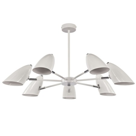 Caustra Freya Fr5852-CL-07-W AIDA, 731x731x450 mm, E14, 7x40W, white color-3