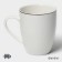 Porcelain mug Magistro La Perle, 350 ml, white color